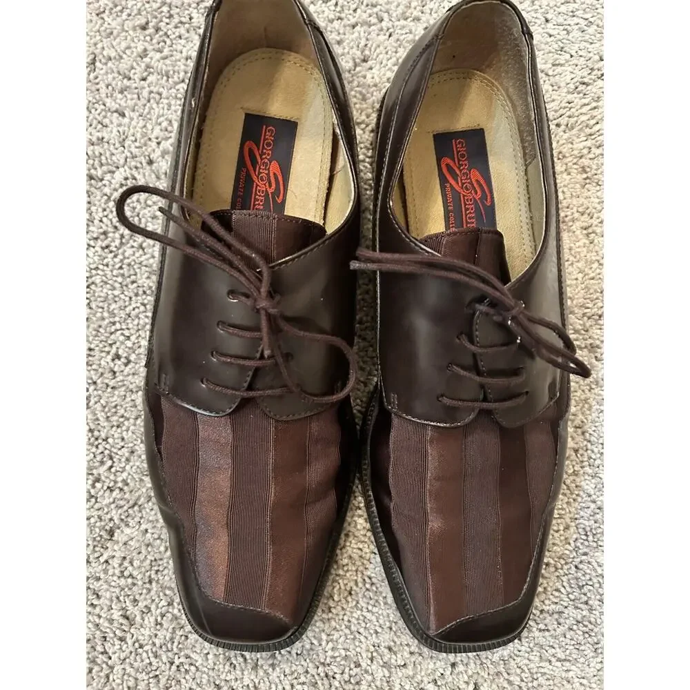 Men's Giorgio Brutini‎ Private Collection Size 10 M Color Brown 808012
